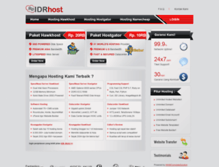 idrhost.com screenshot