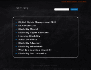idrm.org screenshot
