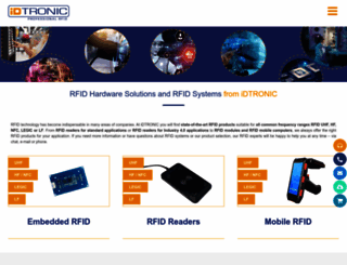 idtronic-rfid.com screenshot