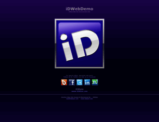 idwebdemo.com screenshot