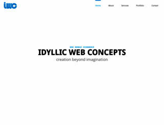 idyllicwebconcepts.com screenshot