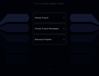 ie-cruisepackages.space screenshot
