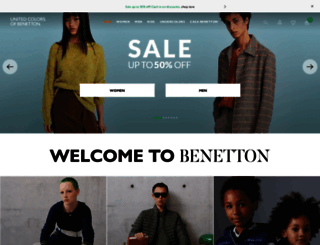 ie.benetton.com screenshot