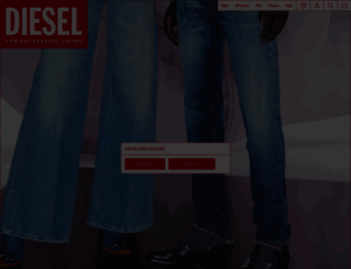 ie.diesel.com screenshot