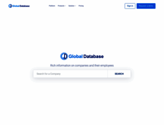 ie.globaldatabase.com screenshot