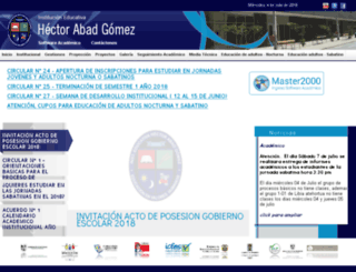 iehectorabadgomez.edu.co screenshot