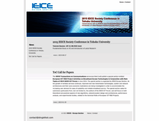 ieice-europe.org screenshot