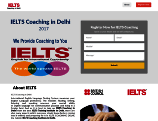 ielts-coaching-in-delhi.co.in screenshot