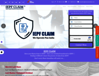 iepfclaim.com screenshot