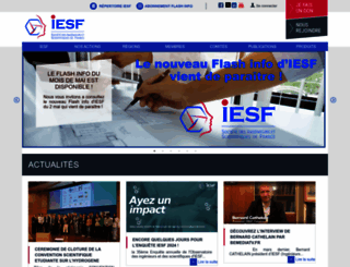 iesf.fr screenshot