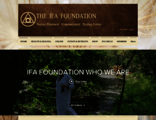 ifafoundation.org screenshot