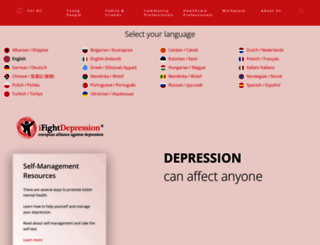 ifightdepression.com screenshot