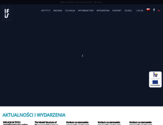 ifispan.pl screenshot