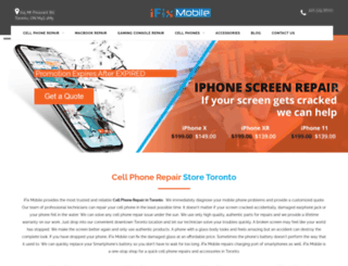 ifixmobiletoronto.ca screenshot