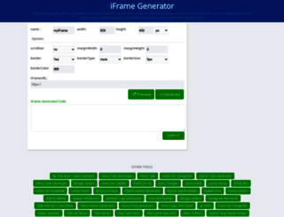 iframe-generator.com screenshot