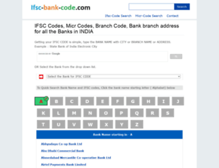 ifsc-bank-code.com screenshot