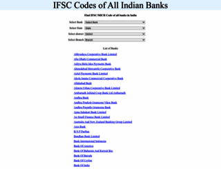 ifsc-code.in screenshot