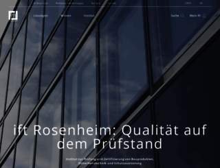 ift-rosenheim.com screenshot