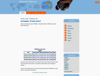 iftarvakti.org screenshot