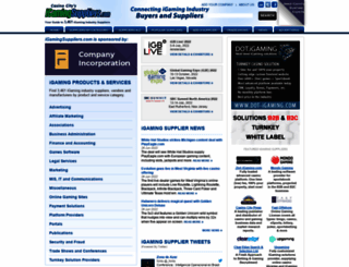 igamingsuppliers.com screenshot