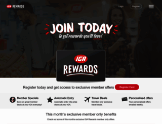 igarewards.com.au screenshot