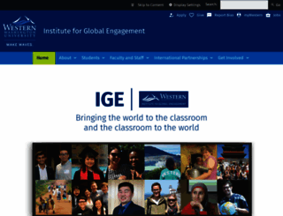 ige.wwu.edu screenshot