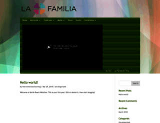 iglesialafamilia.org screenshot