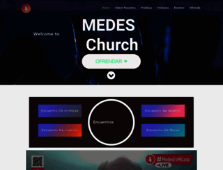 iglesiamedes.org screenshot