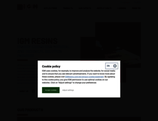 igmresins.com screenshot