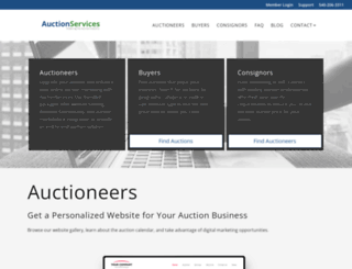ignite.auctionservices.com screenshot