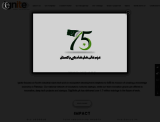 ignite.org.pk screenshot
