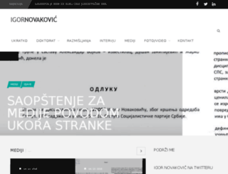 igornovakovic.com screenshot