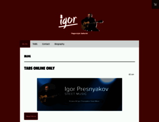 igorpresnyakov.com screenshot