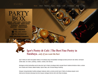 igors-pastry.com screenshot