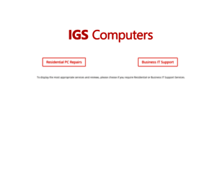 igscomputers.co.uk screenshot