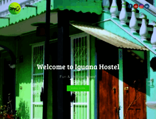iguanahostel.com screenshot