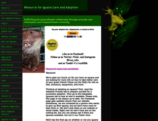 iguanaresource.org screenshot