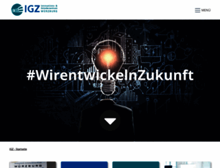 igz.wuerzburg.de screenshot