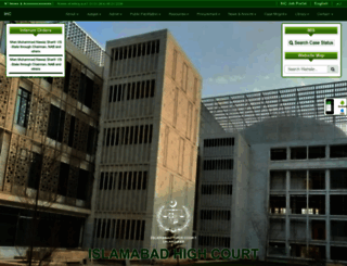 ihc.gov.pk screenshot