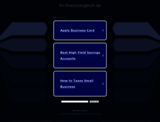 ihr-finanzvergleich.de screenshot