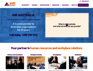 ihraustralia.com screenshot