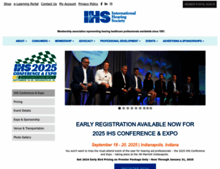 ihsconvention.org screenshot