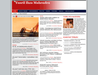 ihzamahendra.com screenshot
