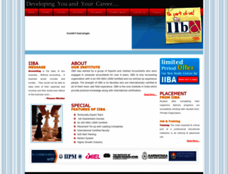iibaindia.com screenshot