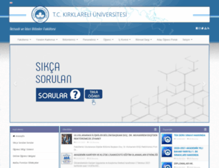iibf.kirklareli.edu.tr screenshot