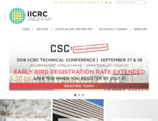 iicrc.com screenshot