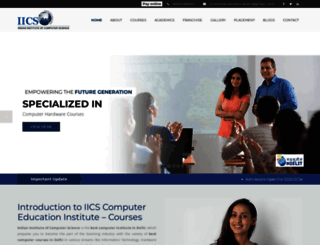 iicsindia.com screenshot