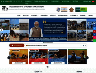 iifm.ac.in screenshot