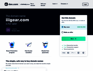 iiigear.com screenshot