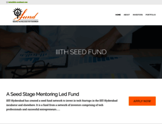 iiith-seedfund.com screenshot